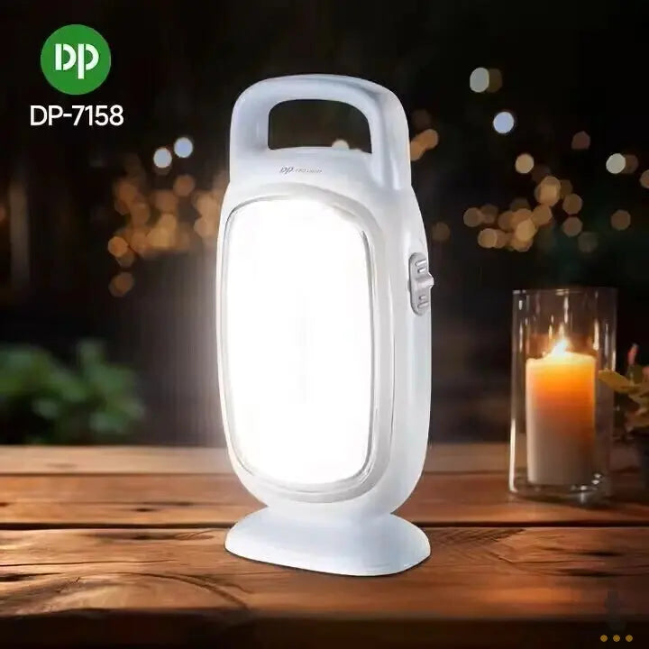 Lanterna Recarregável / Luz de Emergência Led Portátil 2.6W 1200Mah DP Led Light - DP-7158 Truedata